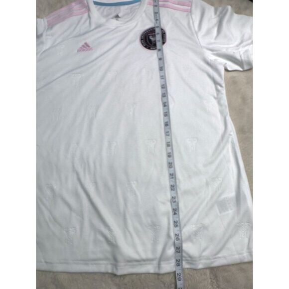 Adidas Inter Miami CF Soccer Futbol Home Jersey Women's XL white MLS EH8631 NEW - Picture 6 of 9